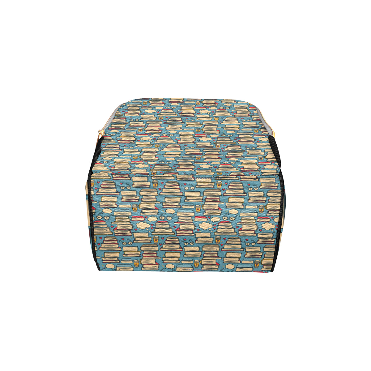 Book Pattern Print Design 03 Diaper Bag Backpack