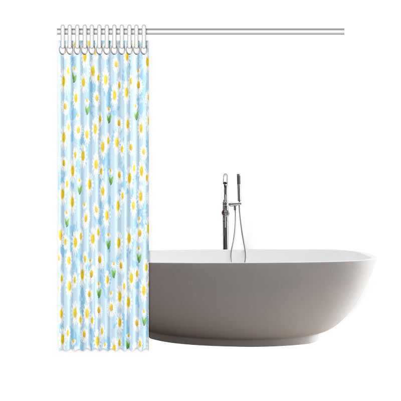 Daisy Pattern Print Design DS010 Shower Curtain