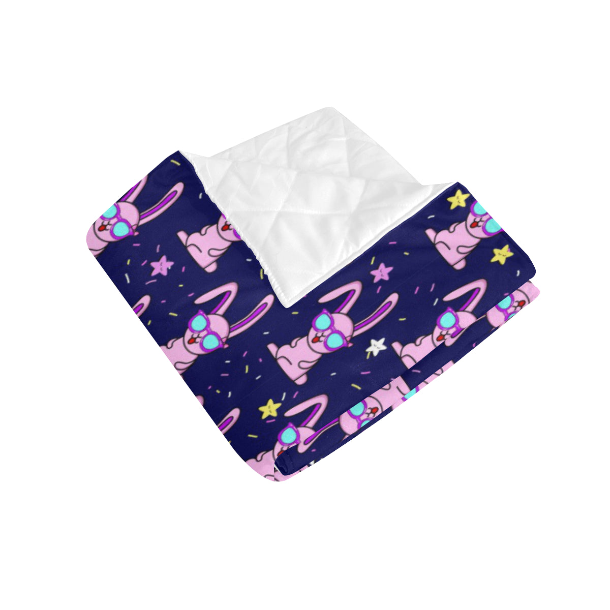 Rabbit Baby Pattern Print Design RB015 Premium Quilt