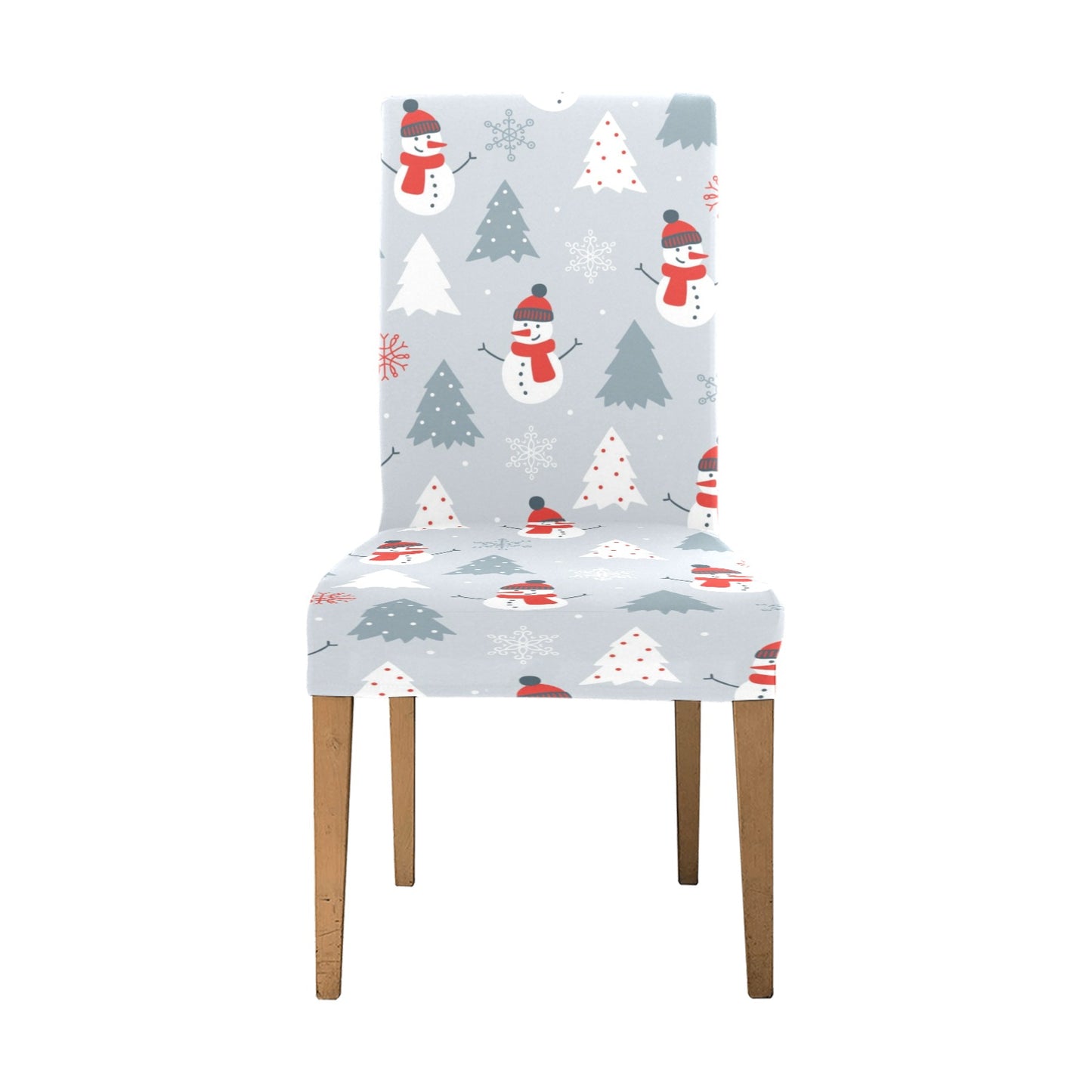 Snowman Print Design LKS302 Dining Chair Slipcover