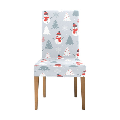 Snowman Print Design LKS302 Dining Chair Slipcover