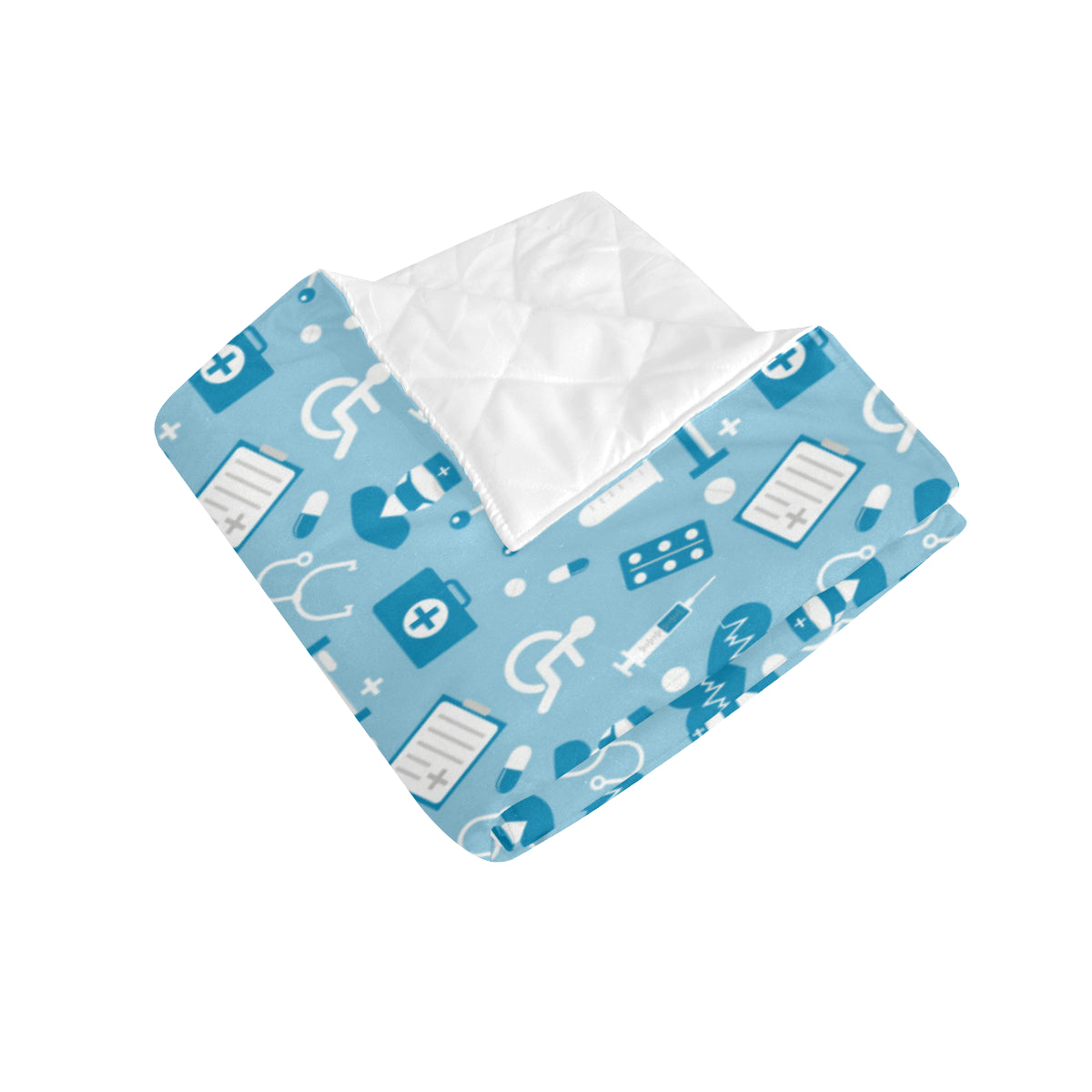 Medical Pattern Print Design 05 Premium Quilt