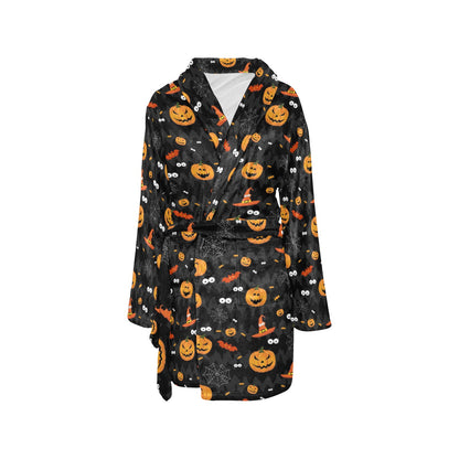 Halloween Print Design LKS405 Women's Fleece Robe