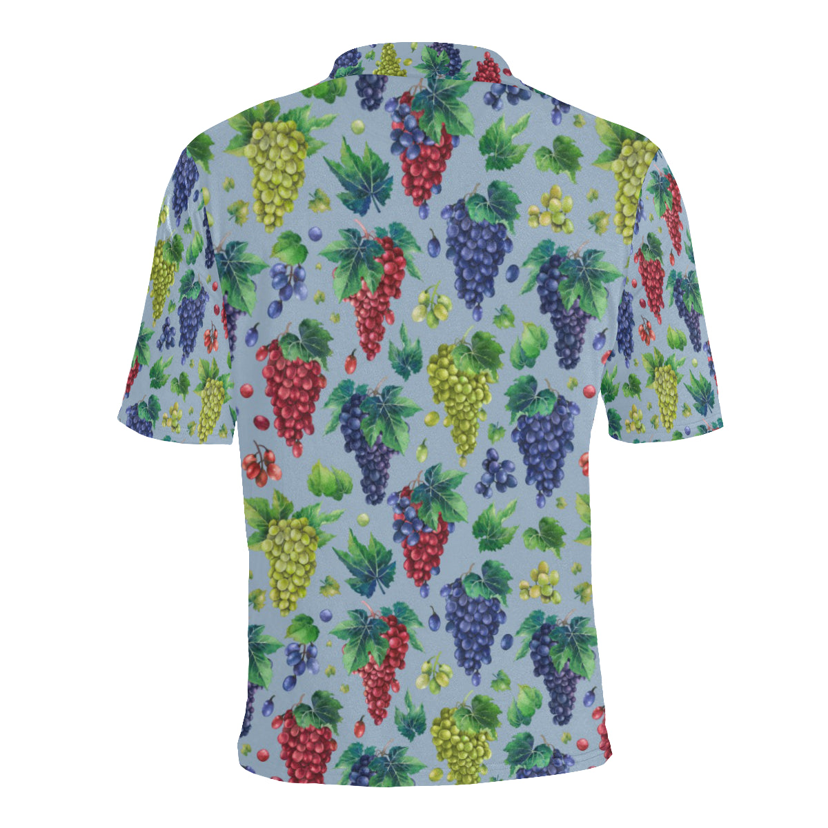 Grape Pattern Print Design GP06 Men Polo Shirt