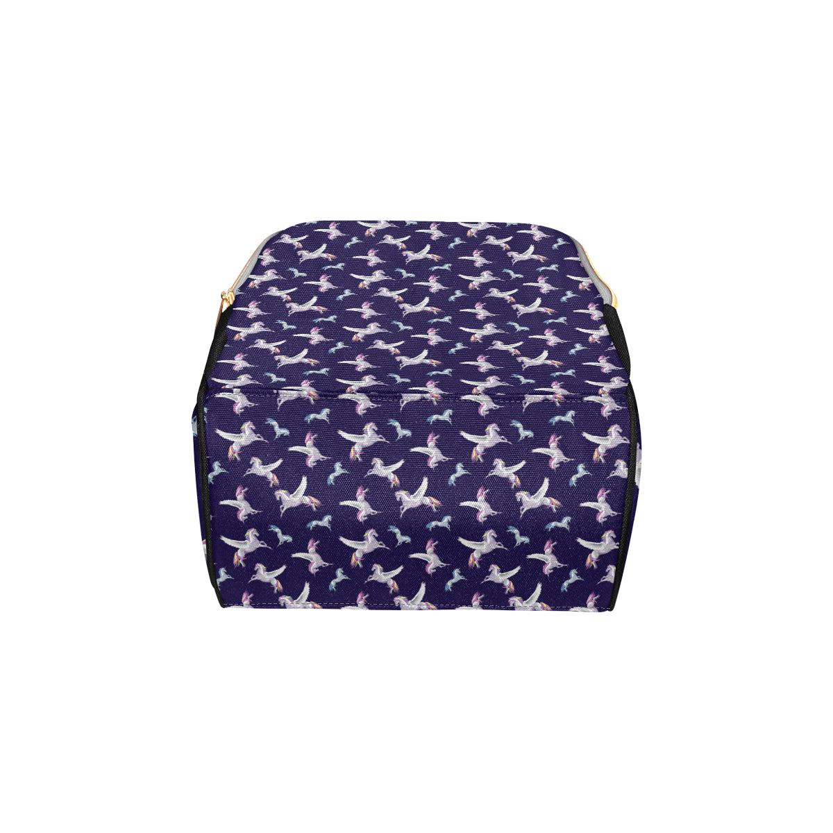 Pegasus Pattern Print Design 02 Diaper Bag Backpack