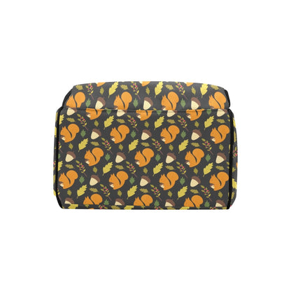 Squirrel Print Design LKS301 Diaper Bag Backpack