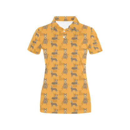 Berger Picard Pattern Print Design 01 Women's Polo Shirt