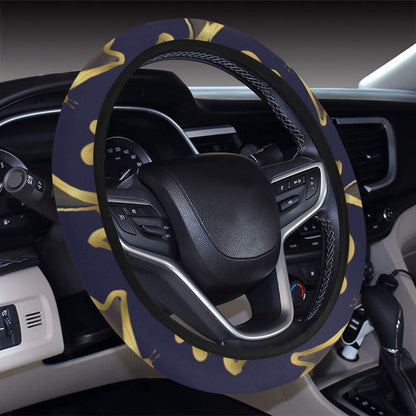 Harp Print Design LKS401 Steering Wheel Cover with Elastic Edge