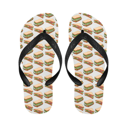 Sandwich Print Design LKS302 Flip Flops