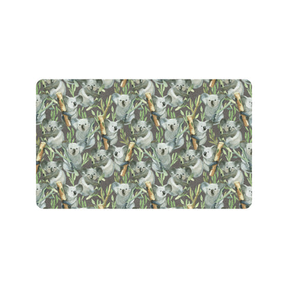 Koala Pattern Design Print Rubber Doormat