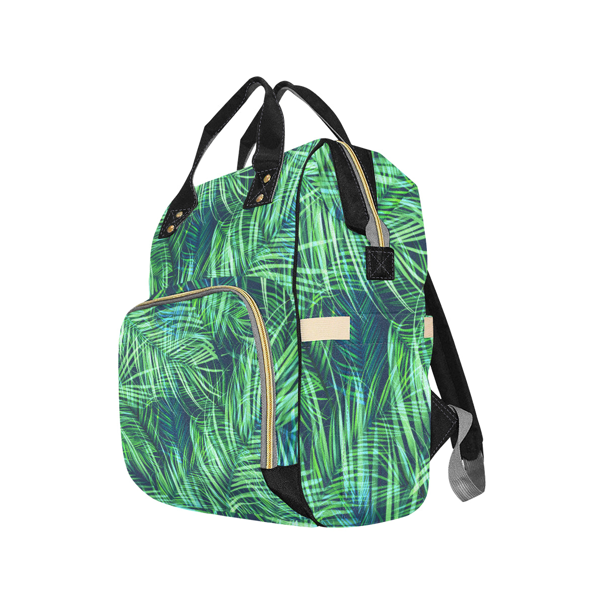 Palm Leaves Pattern Print Design PL02 Diaper Bag Backpack