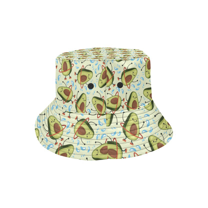 Avocado Pattern Print Design AC02 Unisex Bucket Hat