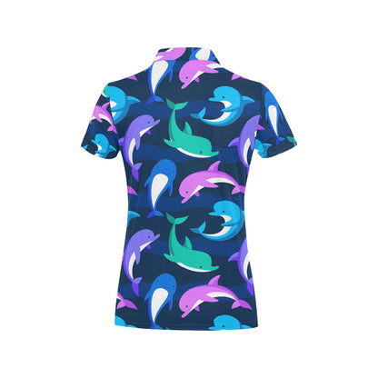 Dolphin Baby Women's Polo Shirt