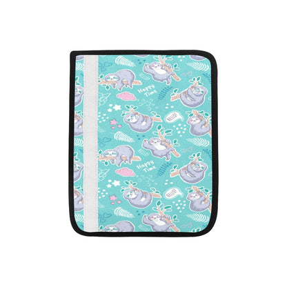 Sloth Print Design LKS309 Car Seat Belt Cover