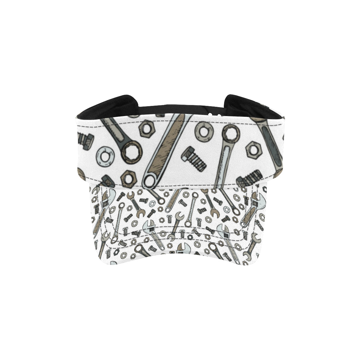 Mechanic Pattern Print Design 03 Unisex Sun Visor