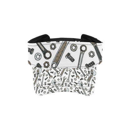 Mechanic Pattern Print Design 03 Unisex Sun Visor