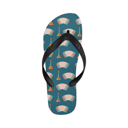Accordion Print Design LKS402 Flip Flops