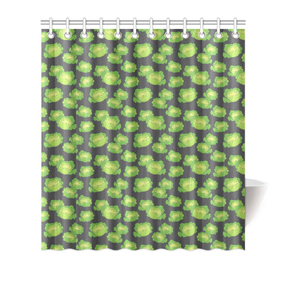 Cabbage Pattern Print Design 01 Shower Curtain