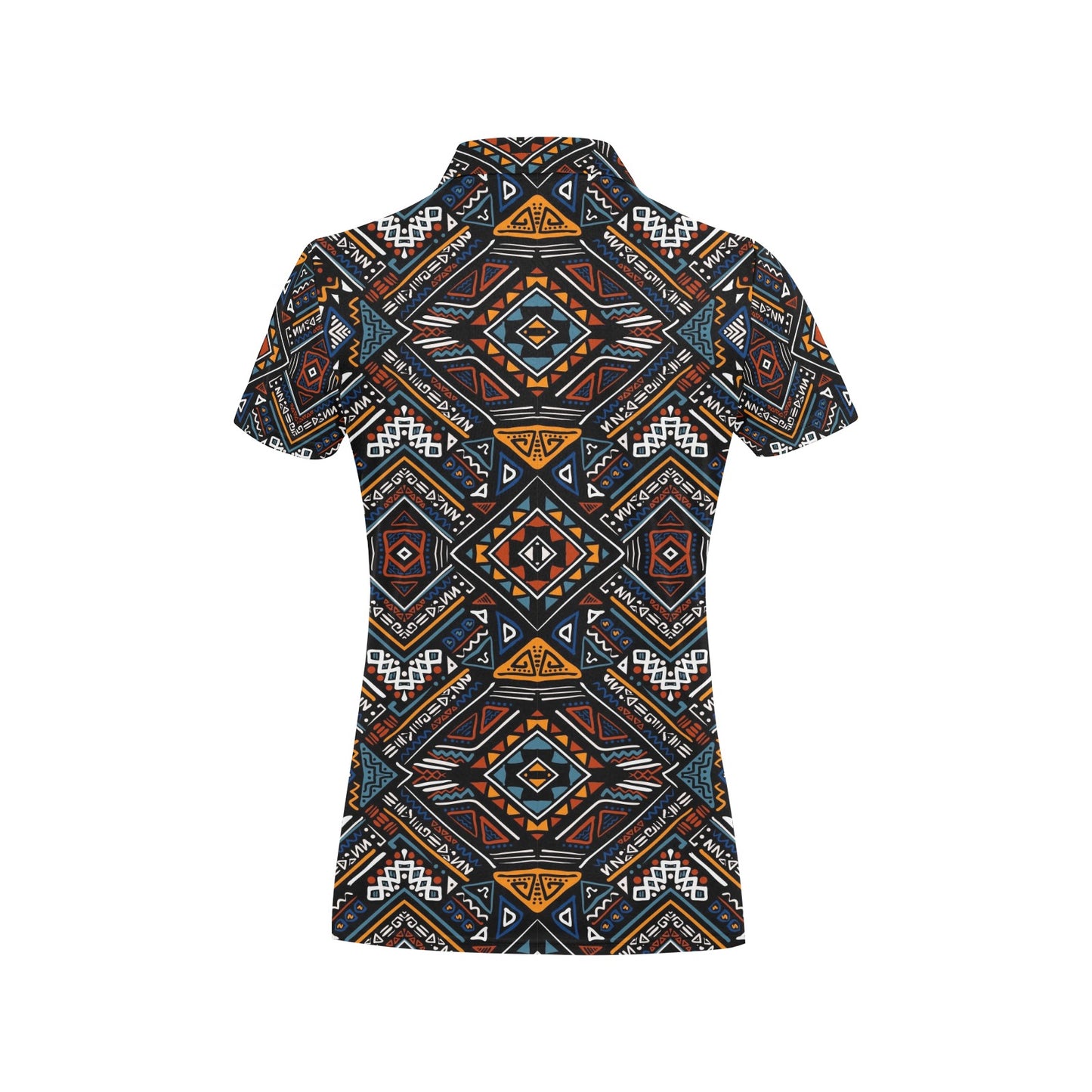 African Kente Print v2 Women's Polo Shirt