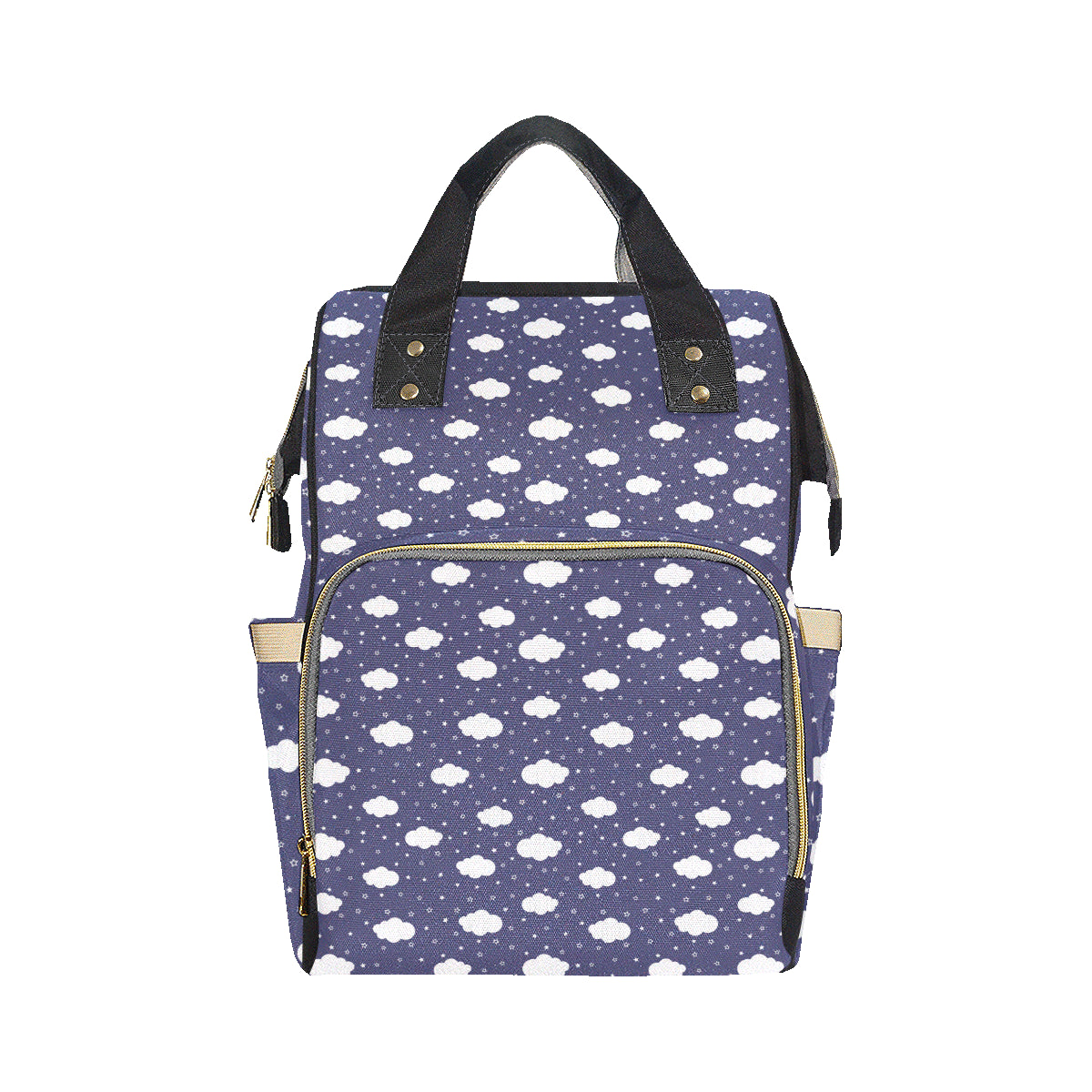 Cloud  Pattern Print Design 03 Diaper Bag Backpack