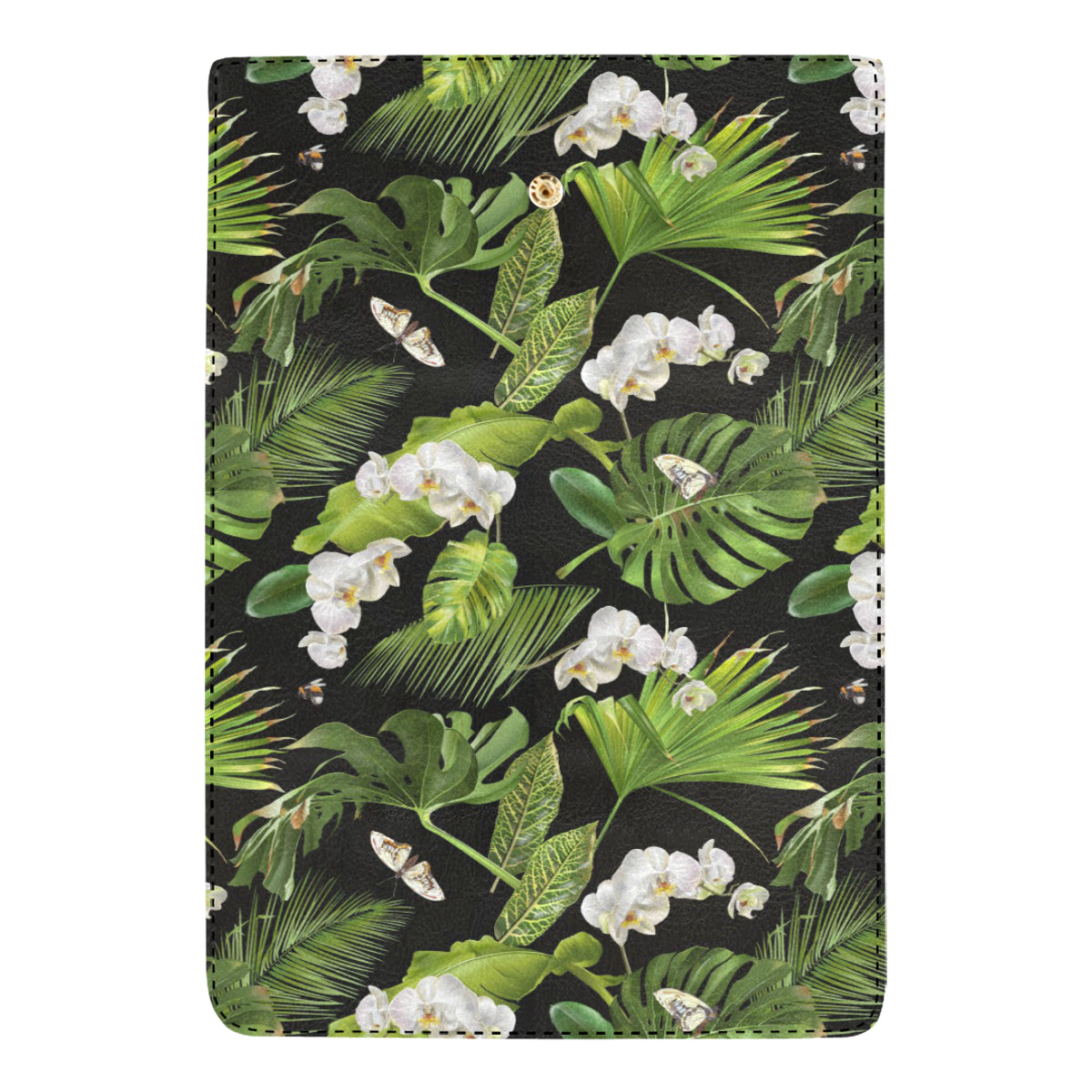 Tropical Flower Pattern Print Design TF026 Women's Trifold Wallet