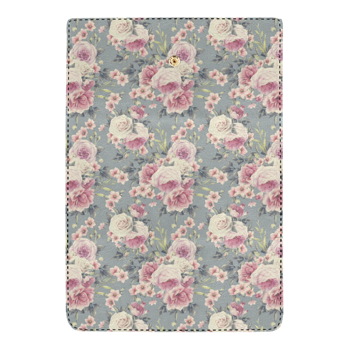Peony Pattern Print Design PE05 Women's Trifold Wallet