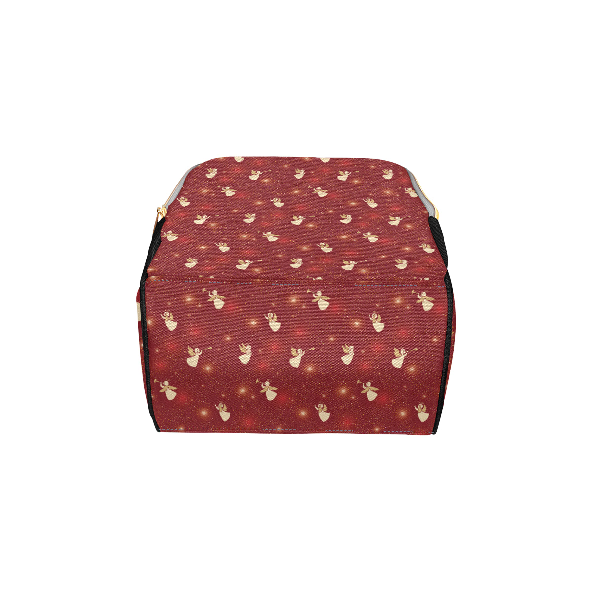 Angel Pattern Print Design 07 Diaper Bag Backpack