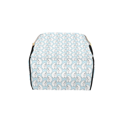 Polar Bear Pattern Print Design PB08 Diaper Bag Backpack