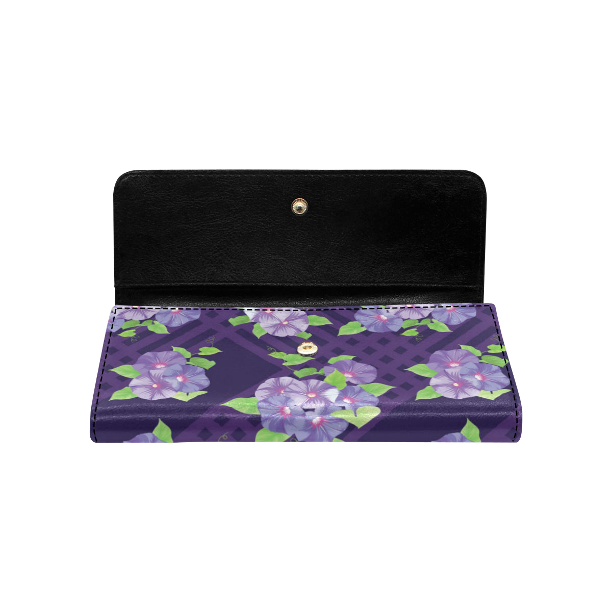 Morning Glory Pattern Print Design MG03 Women's Trifold Wallet