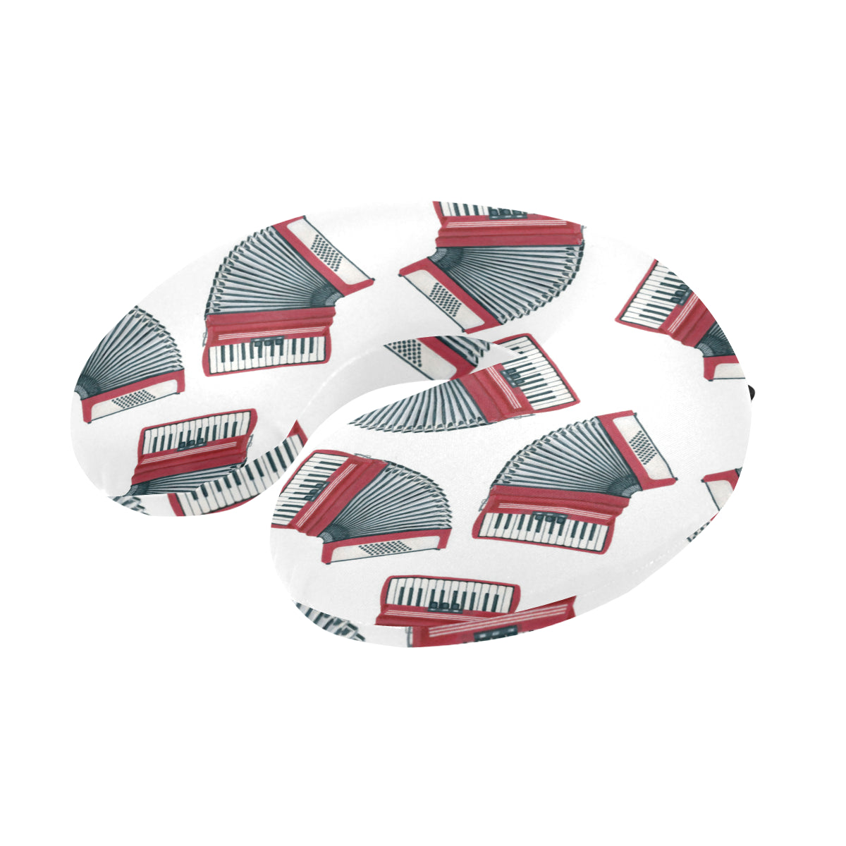 Accordion Pattern Print Design 03 U-Shaped Travel Neck Pillow
