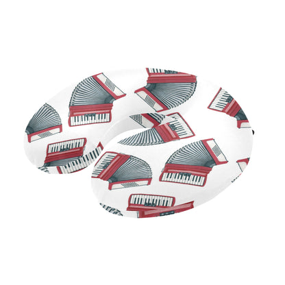 Accordion Pattern Print Design 03 U-Shaped Travel Neck Pillow