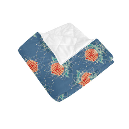 lotus Boho Pattern Print Design LO07 Premium Quilt