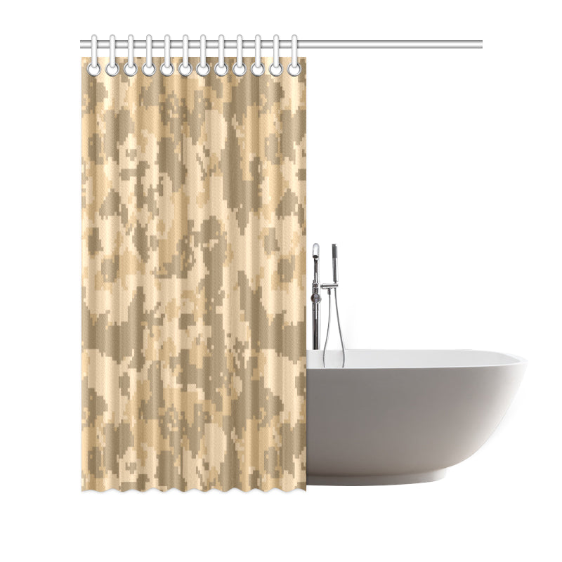 ACU Digital Desert Camouflage Shower Curtain