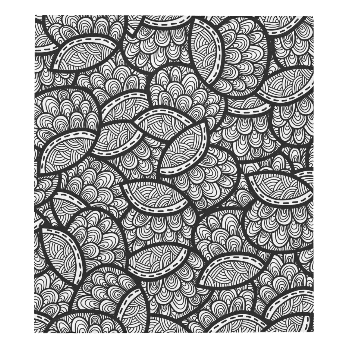 Polynesian Pattern Print Design A01 Premium Quilt