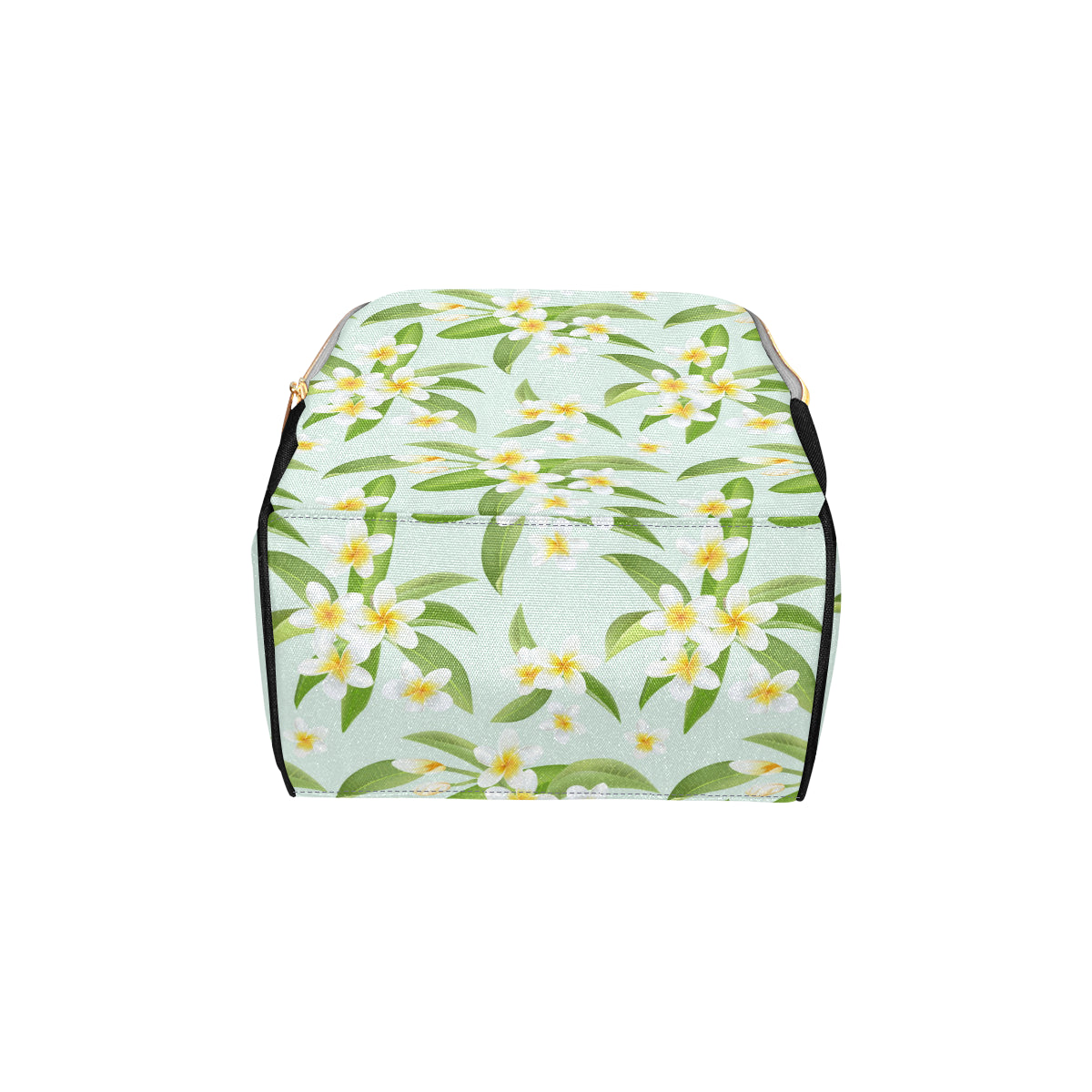 Yellow Plumeria Pattern Print Design PM024 Diaper Bag Backpack
