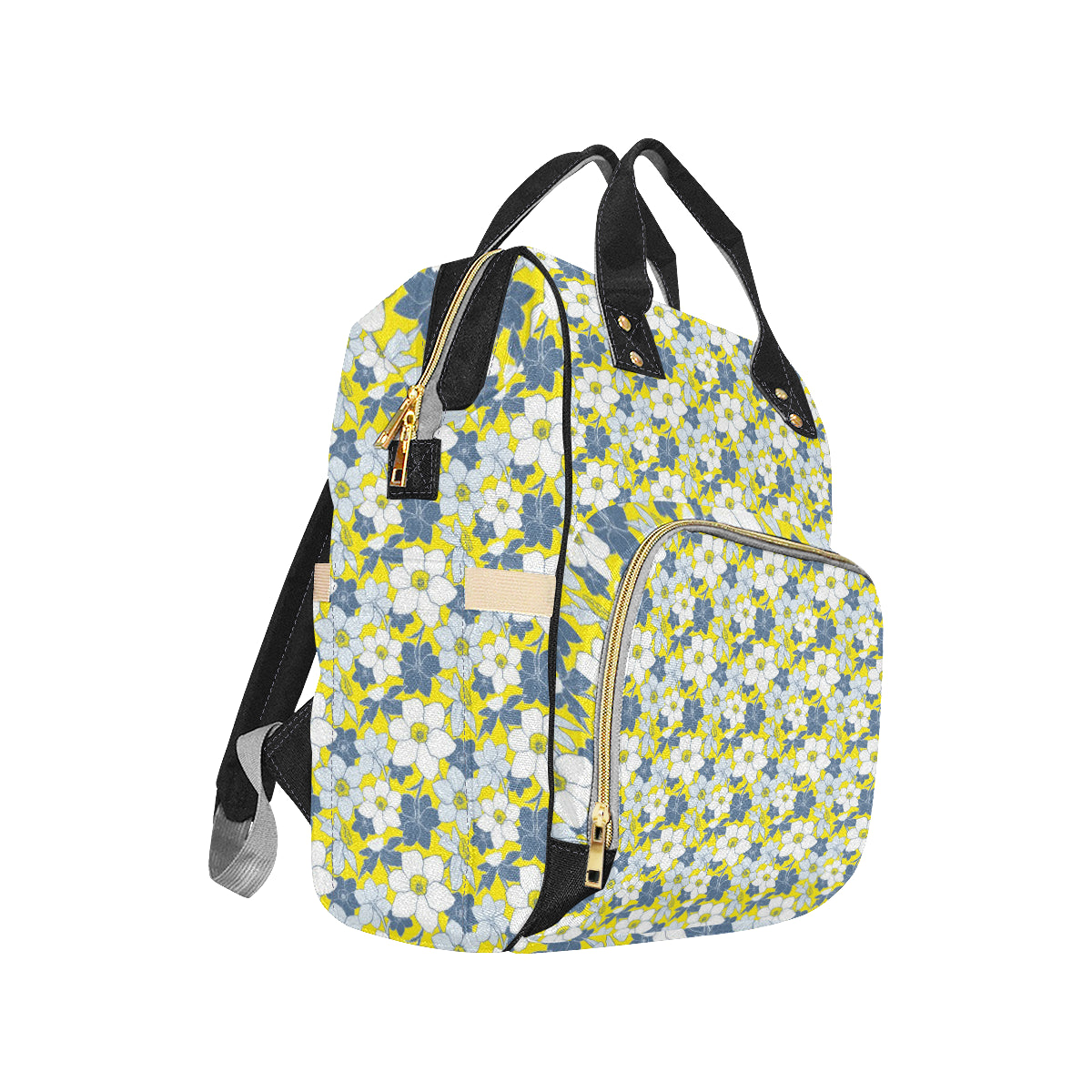 Daffodils Pattern Print Design 01 Diaper Bag Backpack