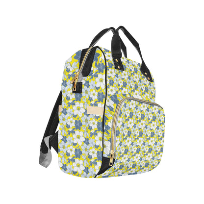 Daffodils Pattern Print Design 01 Diaper Bag Backpack