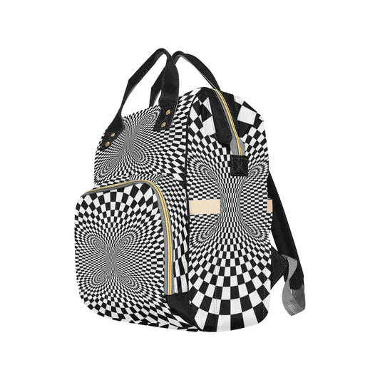 Optical illusion Projection Torus Diaper Bag Backpack