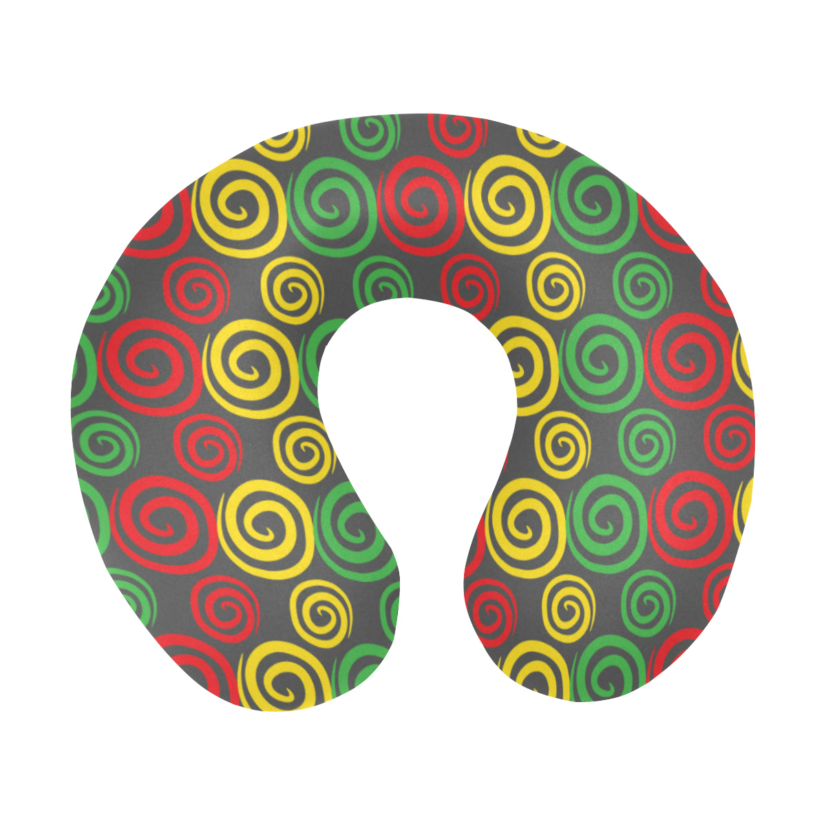 Rastafarian Pattern Print Design A05 U-Shaped Travel Neck Pillow