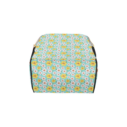 Daffodils Pattern Print Design 02 Diaper Bag Backpack