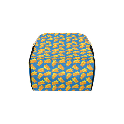 Cheese Pattern Print Design 05 Diaper Bag Backpack