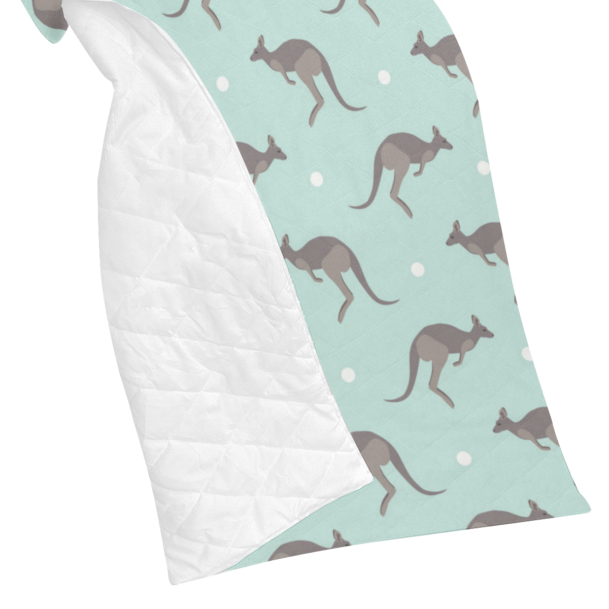 Kangaroos Pattern Print Design 04 Premium Quilt