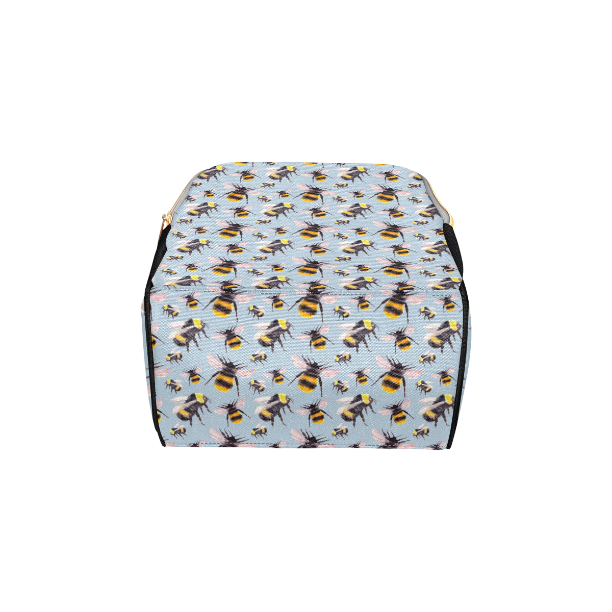 Bee Pattern Print Design BEE08 Diaper Bag Backpack