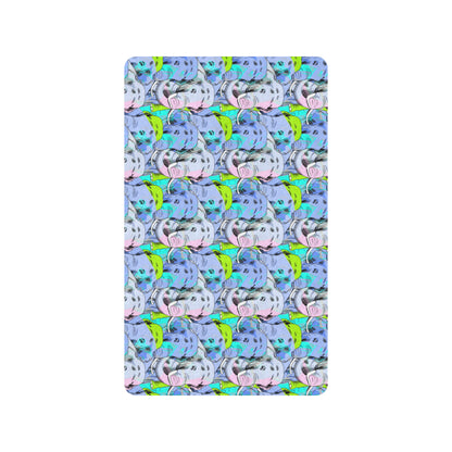 Elephant Art color Print Pattern Rubber Doormat