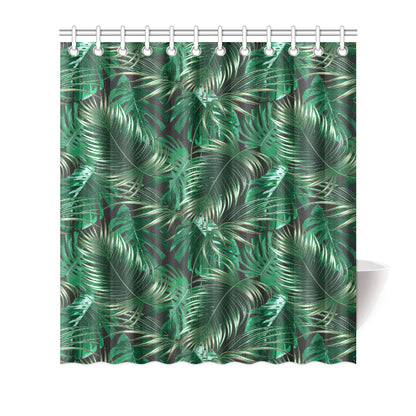 Tropical Flower Pattern Print Design TF012 Shower Curtain