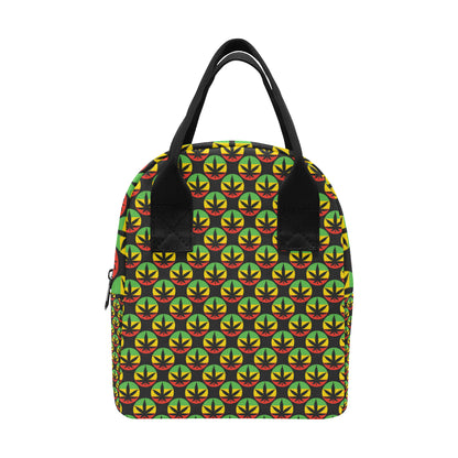 Rasta Reggae Color Design Insulated Lunch Bag
