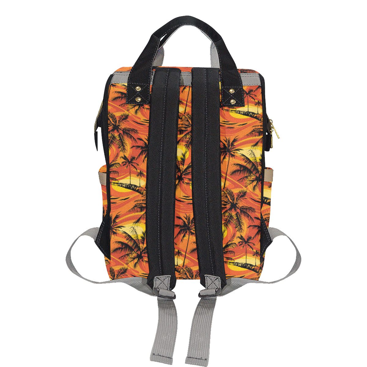 Palm Tree Pattern Print Design A02 Diaper Bag Backpack