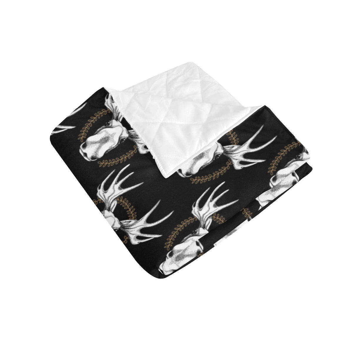 Moose Pattern Print Design 02 Premium Quilt