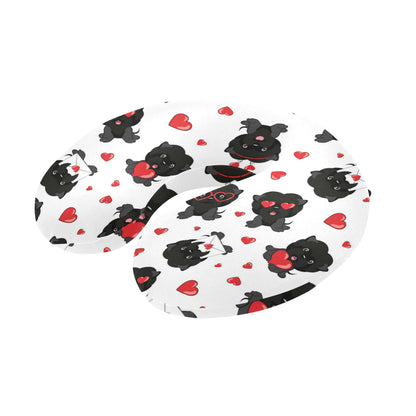 Affenpinscher Pattern Print Design 01 U-Shaped Travel Neck Pillow