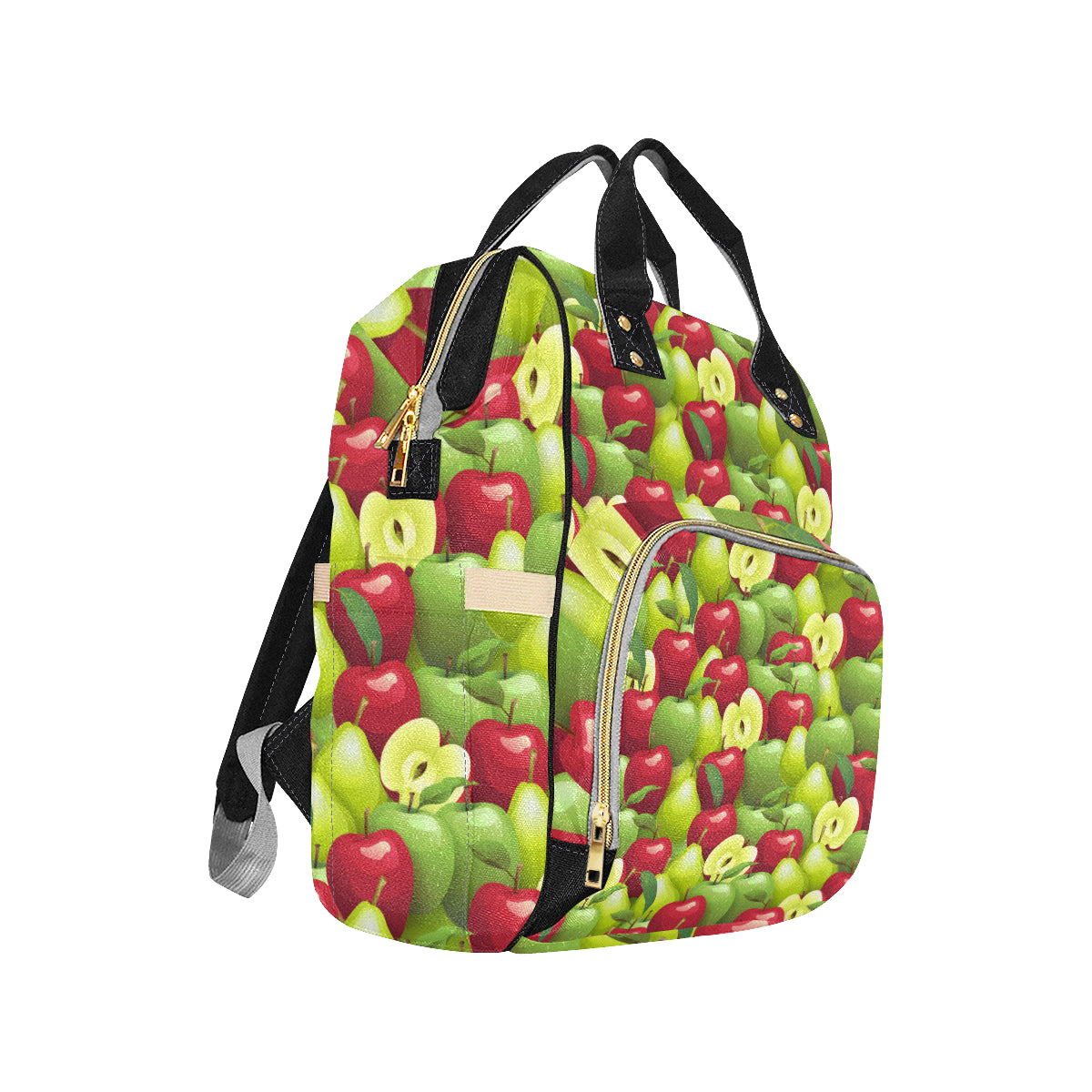 Apple Pattern Print Design AP03 Diaper Bag Backpack